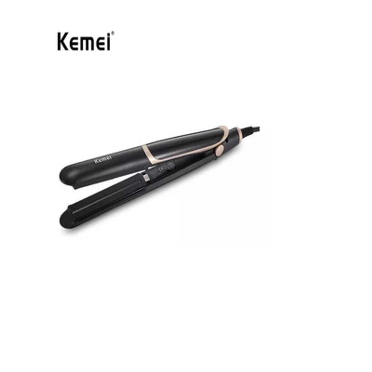 KEMEI - Kemei-plancha De Cerámica Profesional 2en1 De Iones Negativo