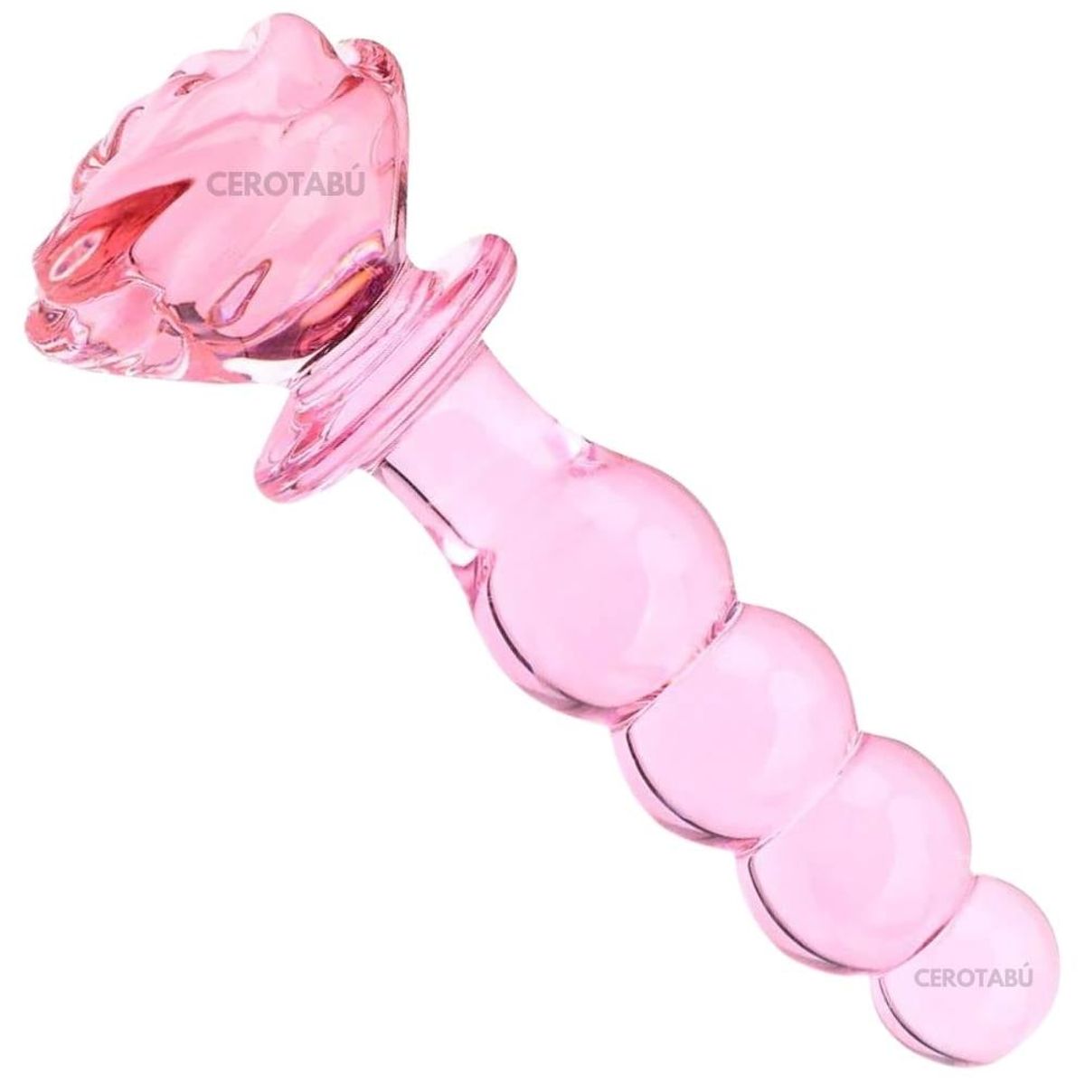 GENERICO - Dildo Consolador En Vidrio Plug 13 CM Juguete Sexual