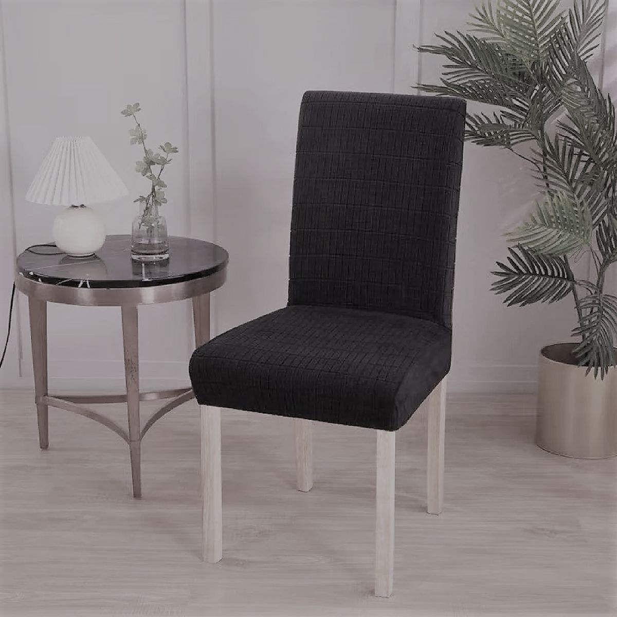 GENERAL - Funda Unicolor Para Silla Ajustable Cafe