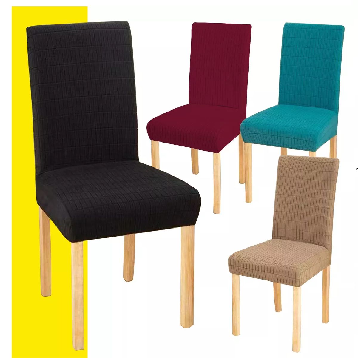 GENERAL - Funda Unicolor Para Silla Ajustable Cafe