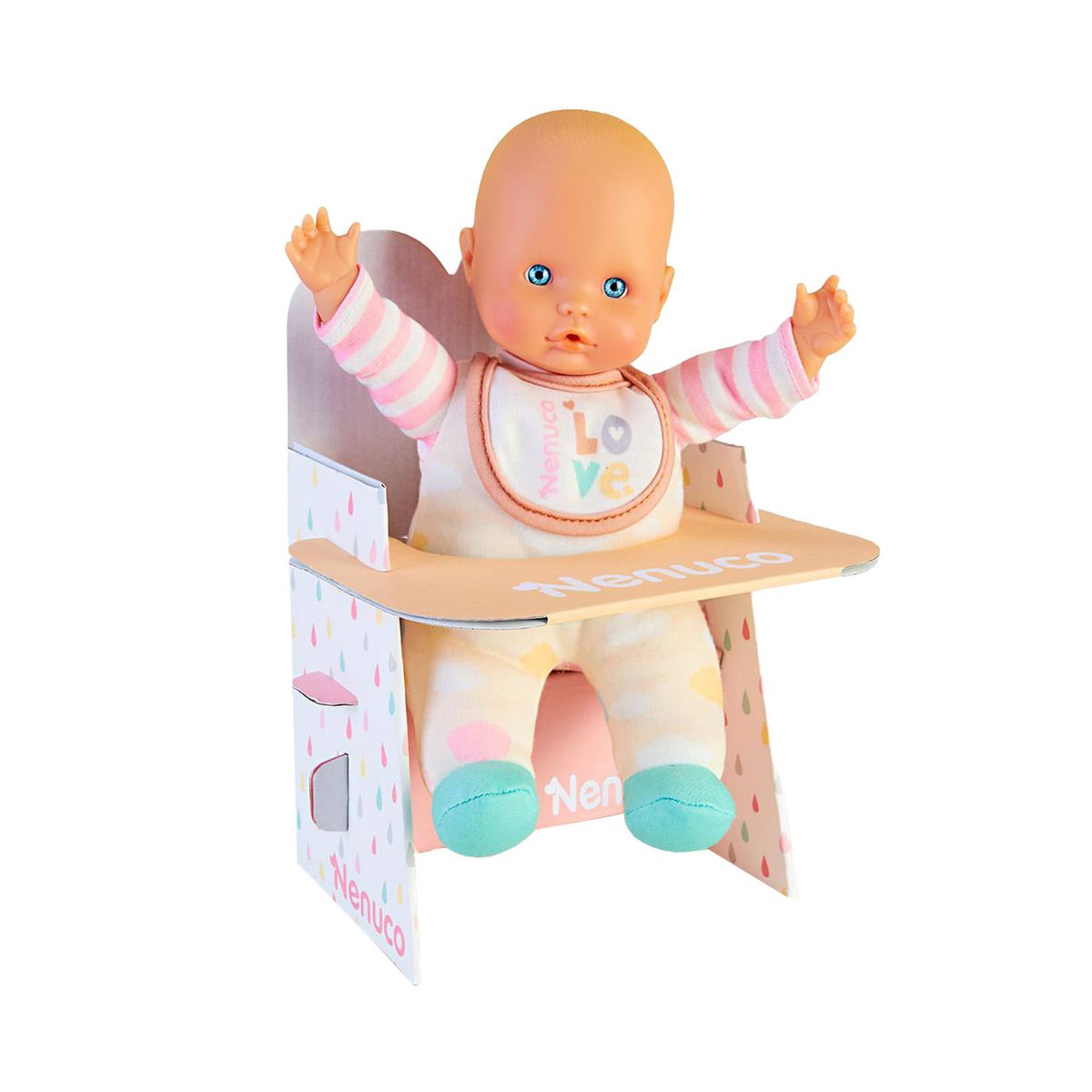 NENUCO - Bebé Nenuco Natural Care Con Caja Convertible en Silla Comedor