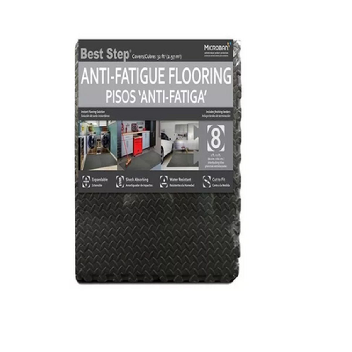 GENERICO - Tapete De Ejercicio De Rompecabezas Para Gimnasio, 8 Piezas