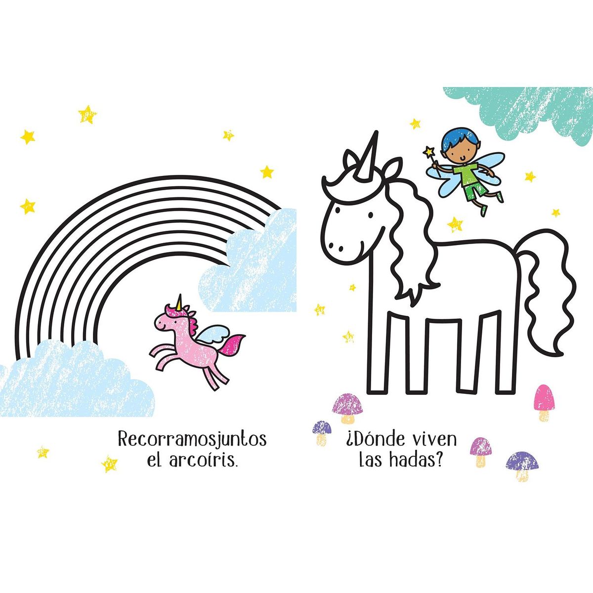 USBORNE - Unicornios. Mi Pequeño Libro Para Colorear