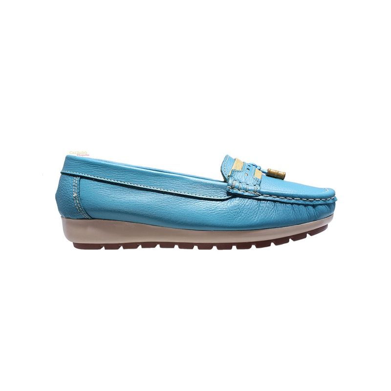 GENERICO - Zapato Tubular Cuero Dama Mocasín