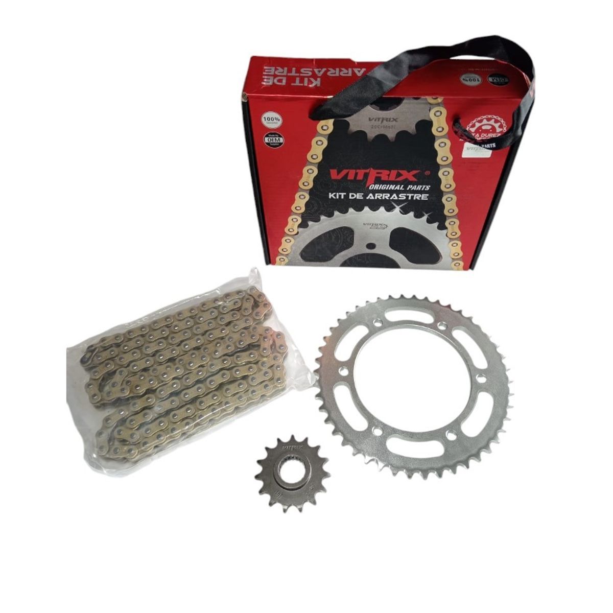 GENERICO - KIT DE ARRASTRE YAMAHA FZ25 CADENA ORING