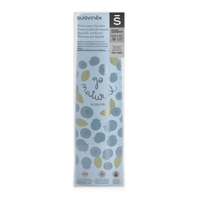 SUAVINEX - Suavinex Termo Líquidos Go Natural Azul