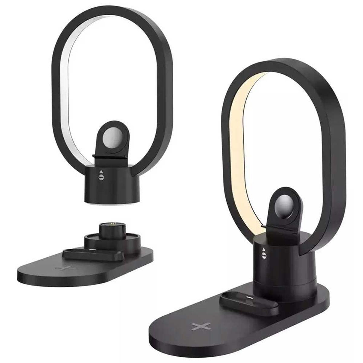 ONE PIXEL - Soporte Base Carga Inalambrica 4 En 1 Para Celular Reloj y Audifonos