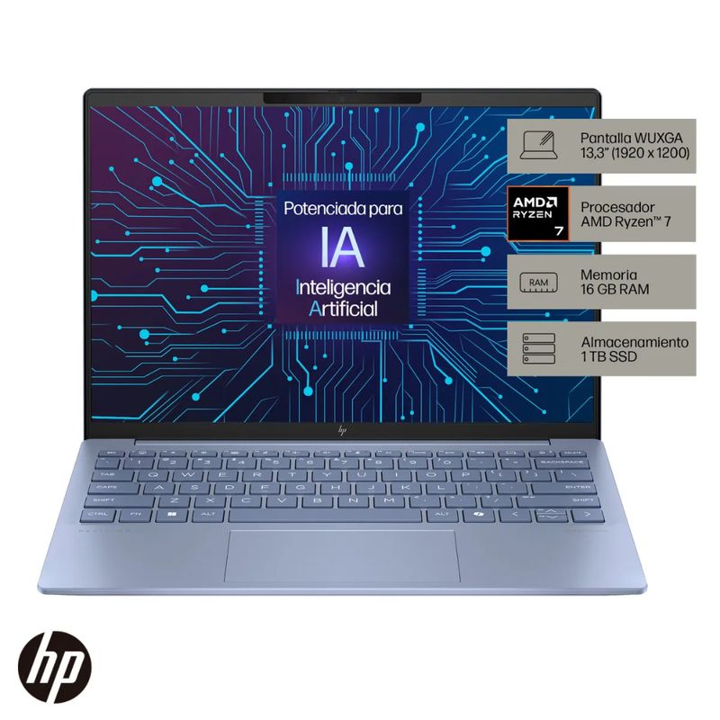 HP - Portátil HP PAVILION AERO RAM 16GB 1TB SSD Windows 11 Home