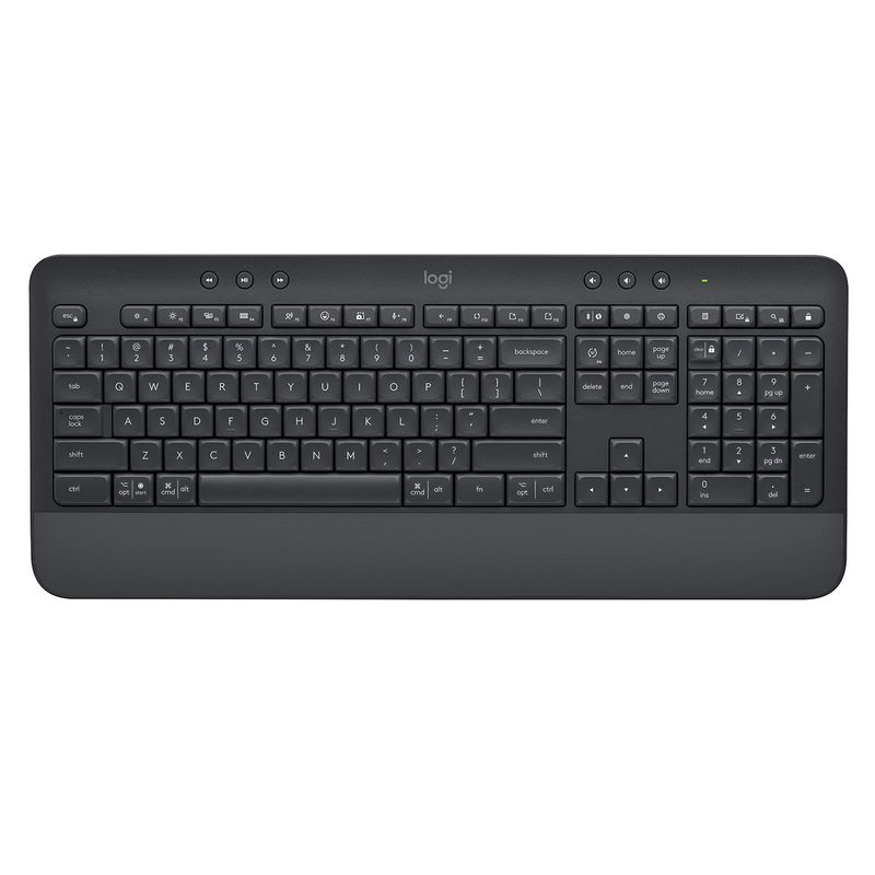 LOGITECH - Teclado Inalámbrico Bluetooth Logitech Signature K650 Español Negro