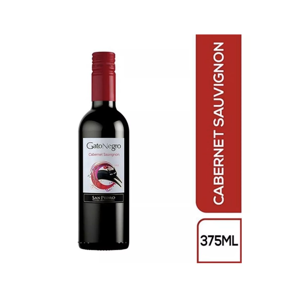GENERICO - Vino Tinto Gato Negro Cabernet Sauvignon 375ml
