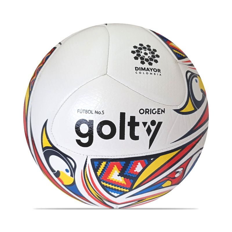 GOLTY - Balón De Fútbol Golty Origen No Profesional No.5-Blanco