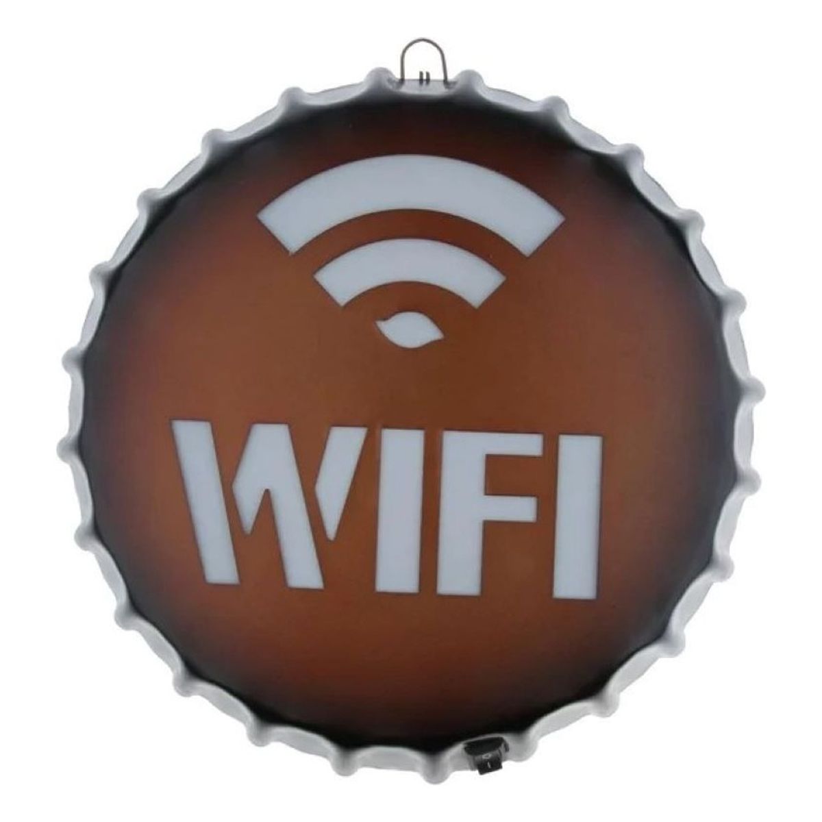 MOBLIHOUSE - Letrero Luminoso De Pared De Metal Decoración Retro Luz Led