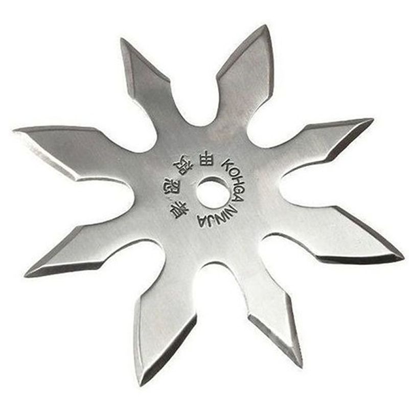 GENERICO - Shuriken Estrella Ninja 8 Puntas Con Estuche