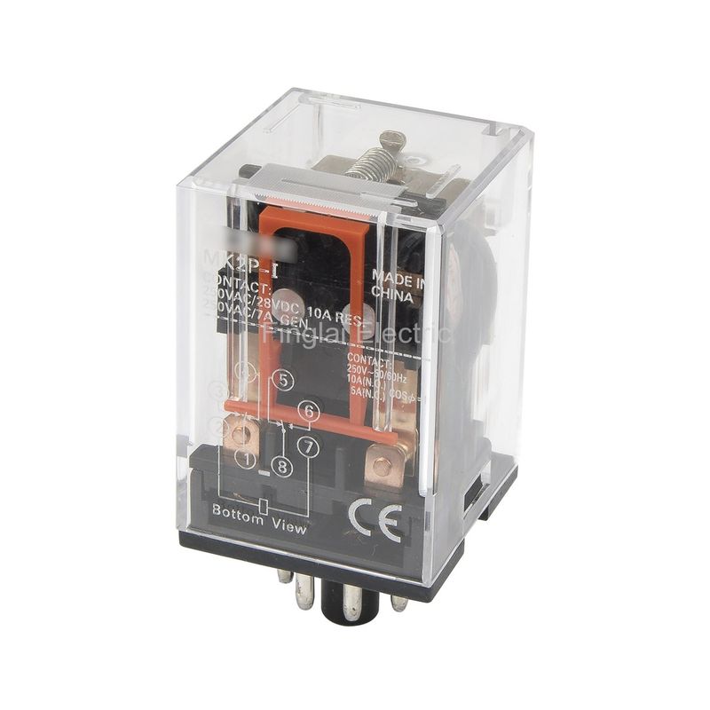 GENERICO - Rele Relevo Industrial MK2P-I 220v DC 8 Pines 10A