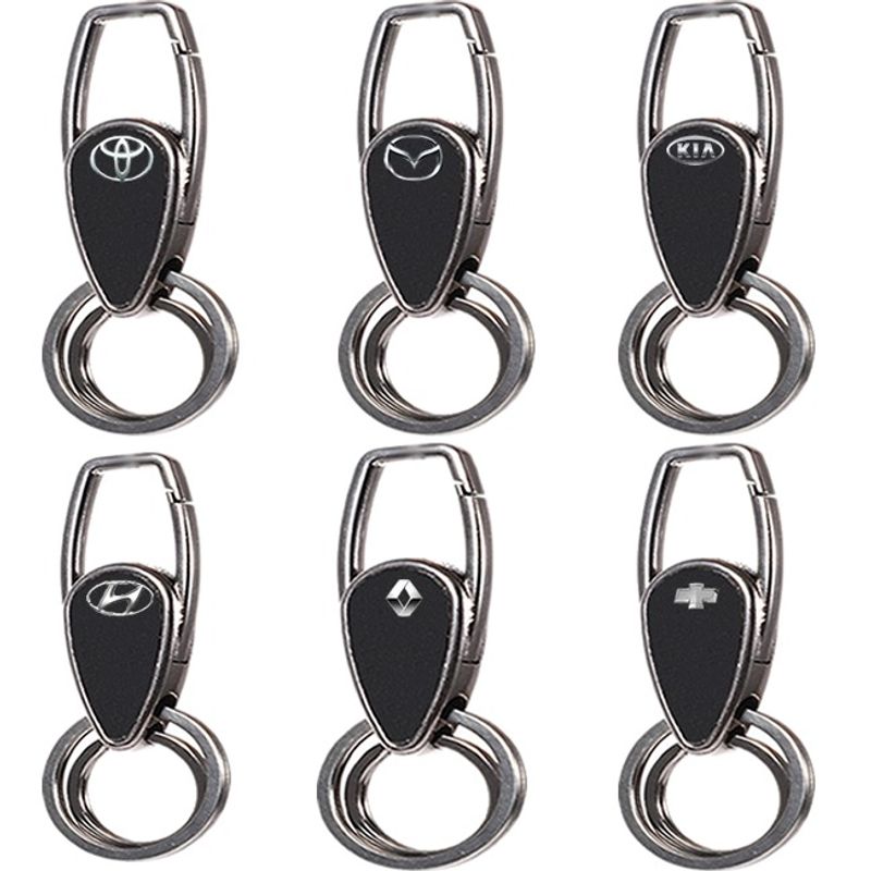 GENERICO - Llavero metalico lujo elegante liviano 85cm