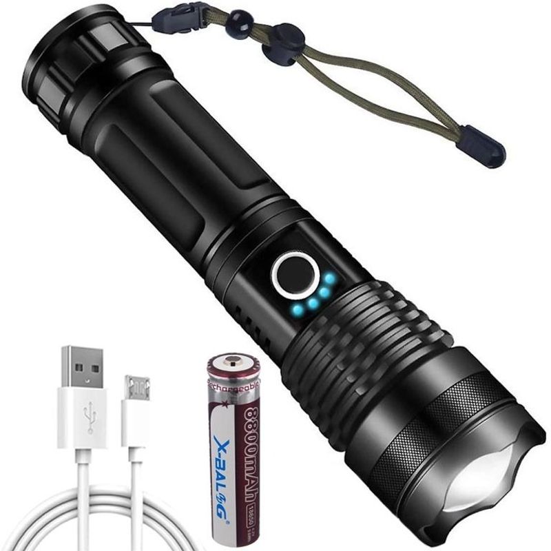GENERICO - Linternas Tacticas Ultra Potente Led Recargable 15000 Lumens