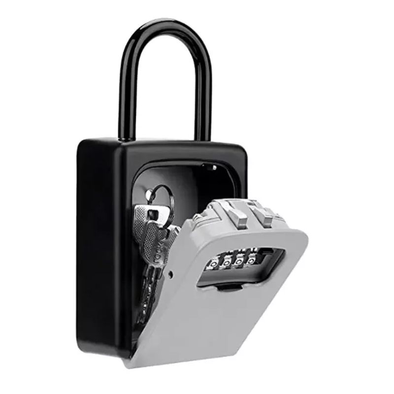 RAKTORS - CANDADO GANCHO CON CAJA FUERTE 4 DIGITOS RAKTORS