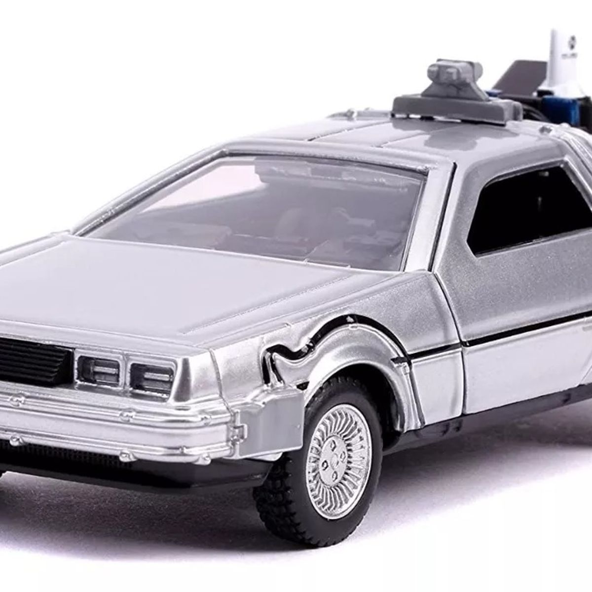 JADA TOYS - Delorean 1 Jada Dmc (time Machine) Silver Back To The Future
