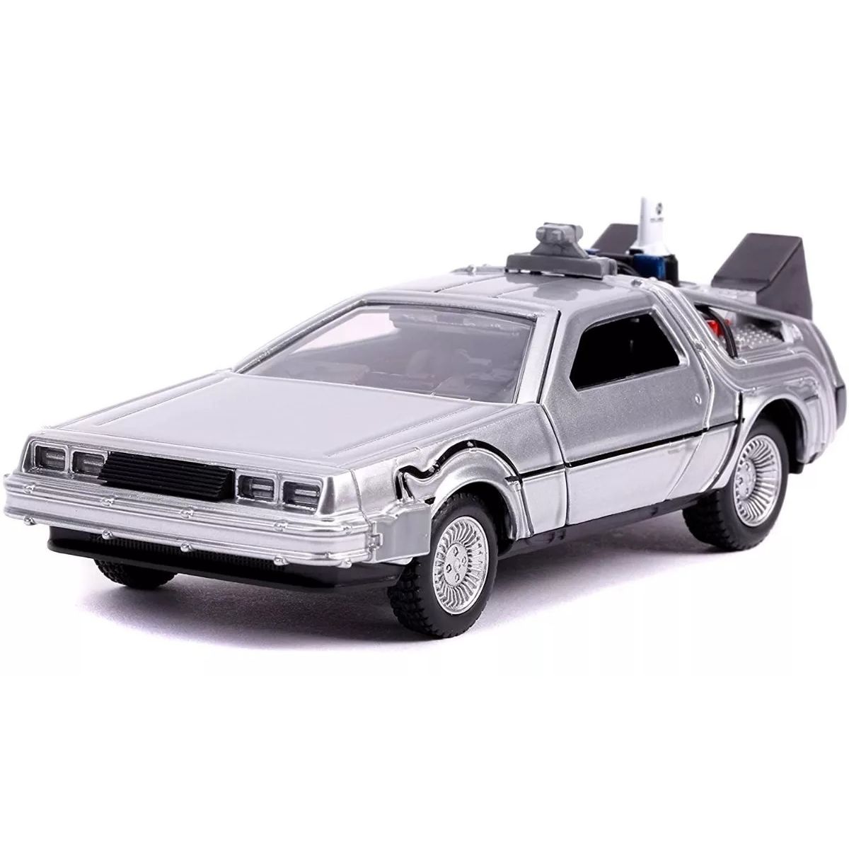 JADA TOYS - Delorean 1 Jada Dmc (time Machine) Silver Back To The Future