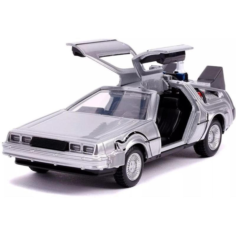 JADA TOYS - Delorean 2 Jada Dmc (time Machine) Silver Back To The Future
