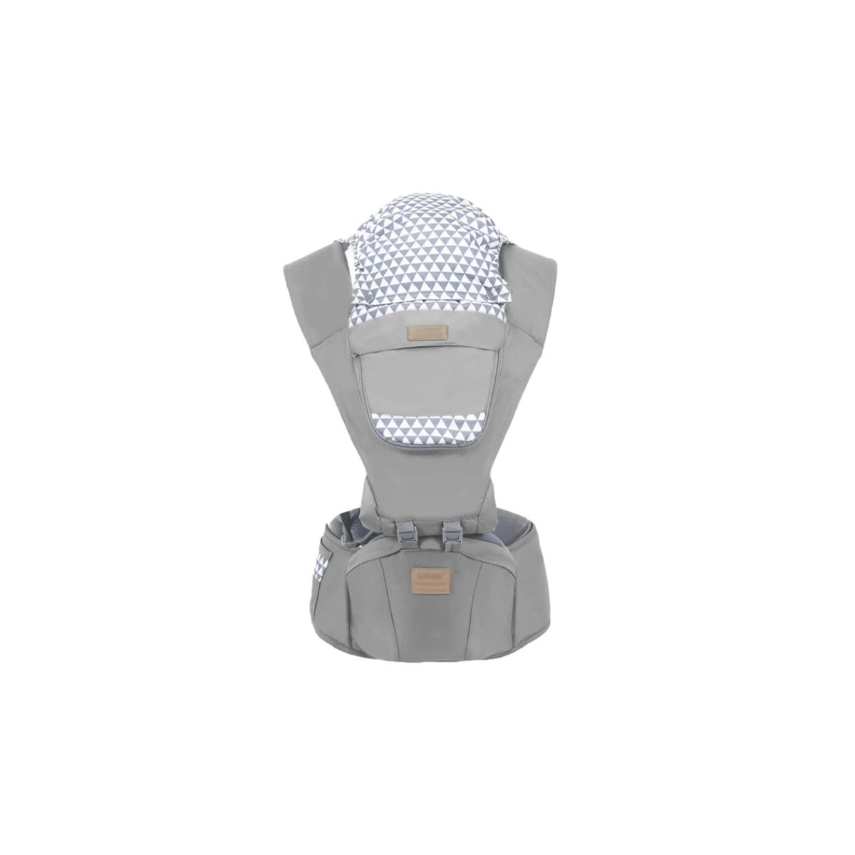 MUNDO BEBE - Cargador Canguro Ergonomico Asiento Para Bebe - Gris