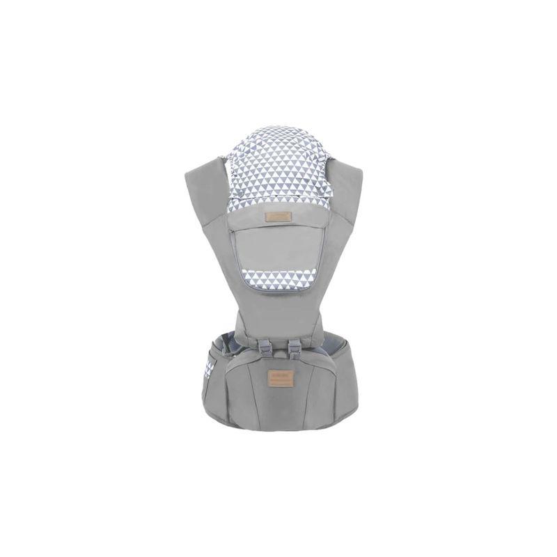 MUNDO BEBE - Cargador Canguro Ergonomico Asiento Para Bebe - Gris