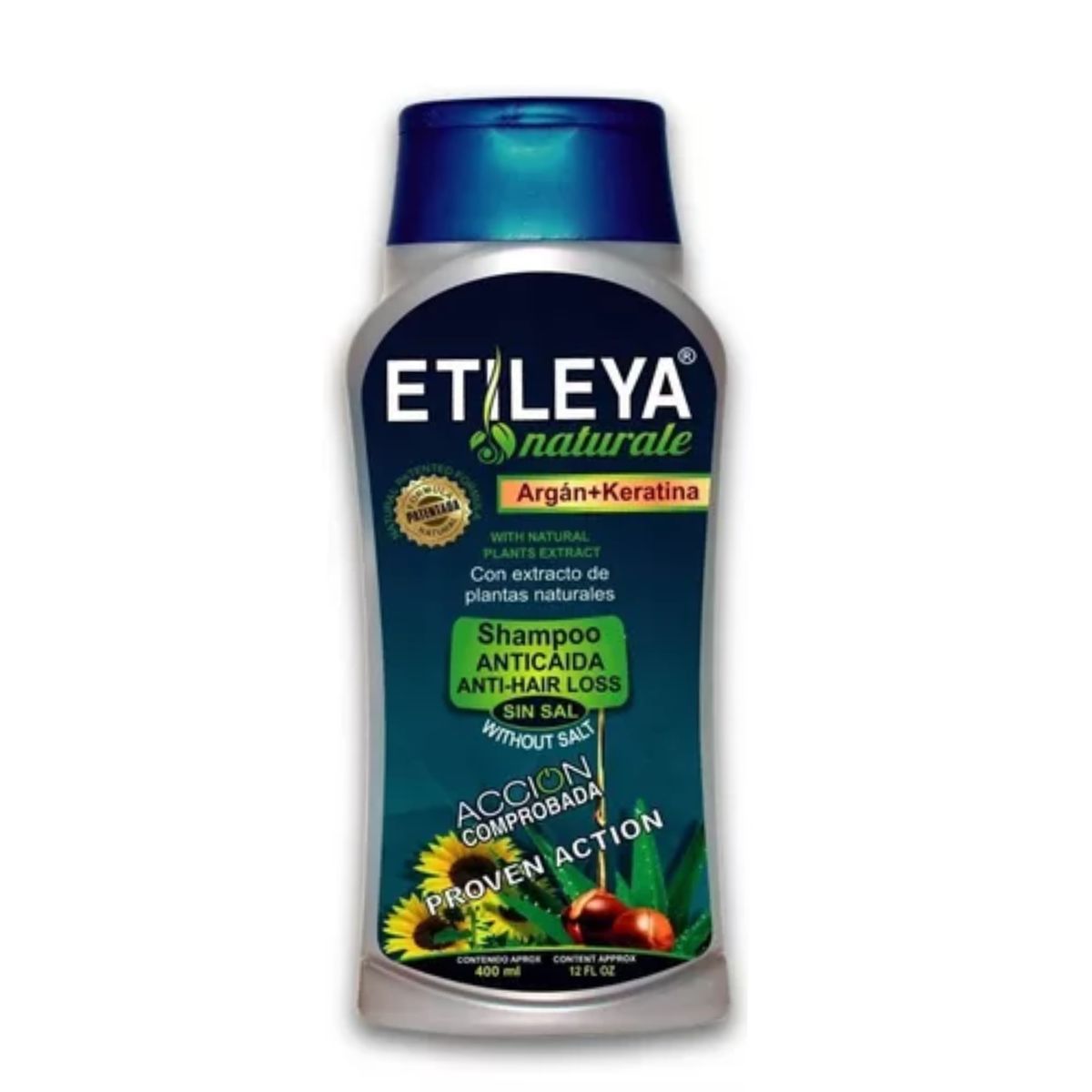 GENERICO - Shampoo Etileya Anticaída Argán 400ml