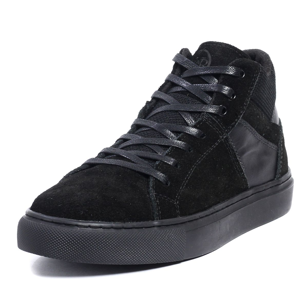 VIAR - Tenis Bota en Cuero Para Hombre VIAR Fiodor03 Negro