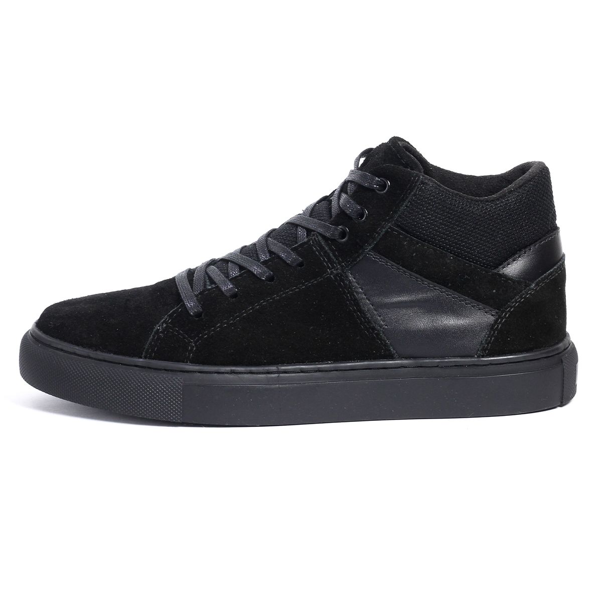 VIAR - Tenis Bota en Cuero Para Hombre VIAR Fiodor03 Negro