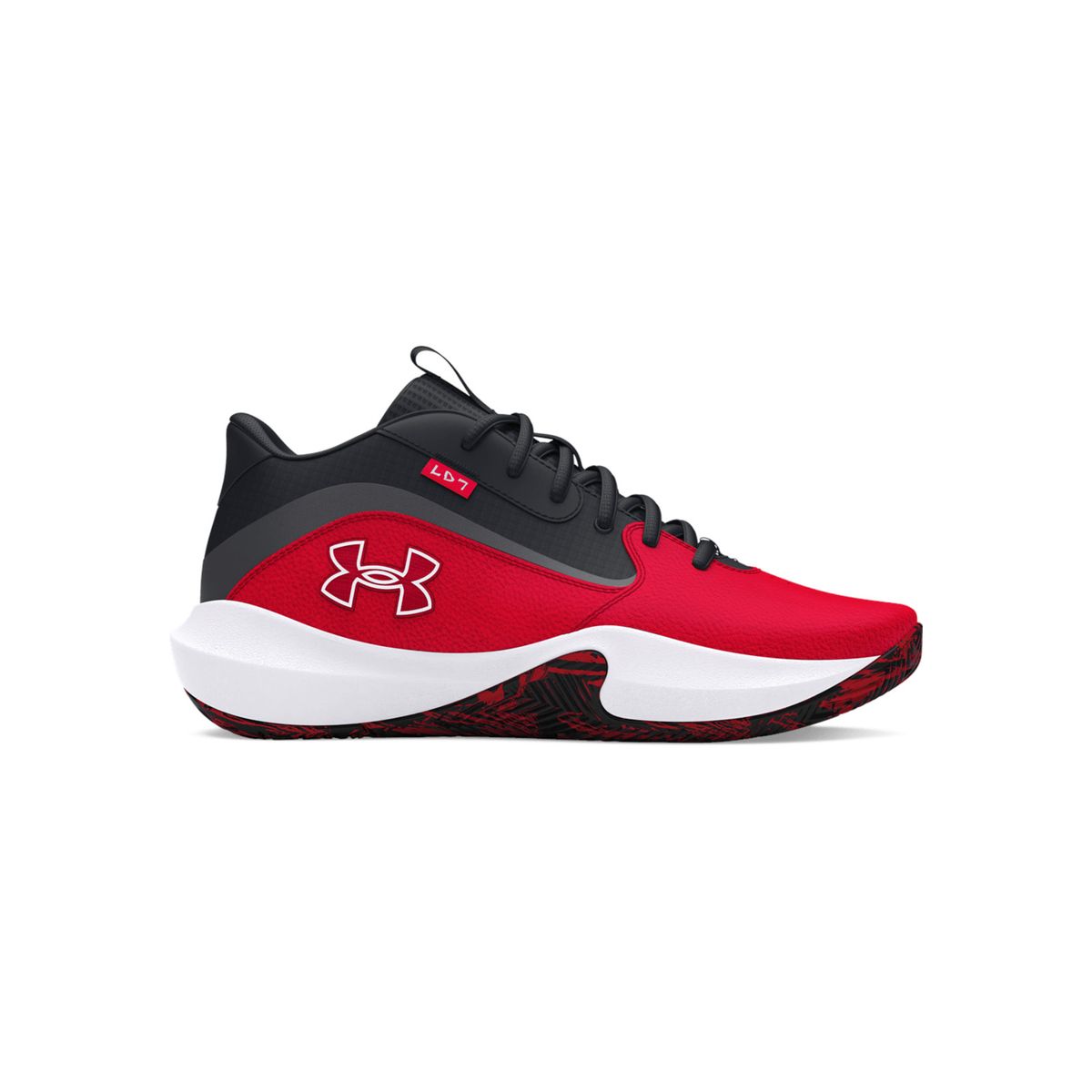 UNDER ARMOUR - Tenis Hombre Under Armour Basket Lockdown 7 Rojo UNDER ARMOUR