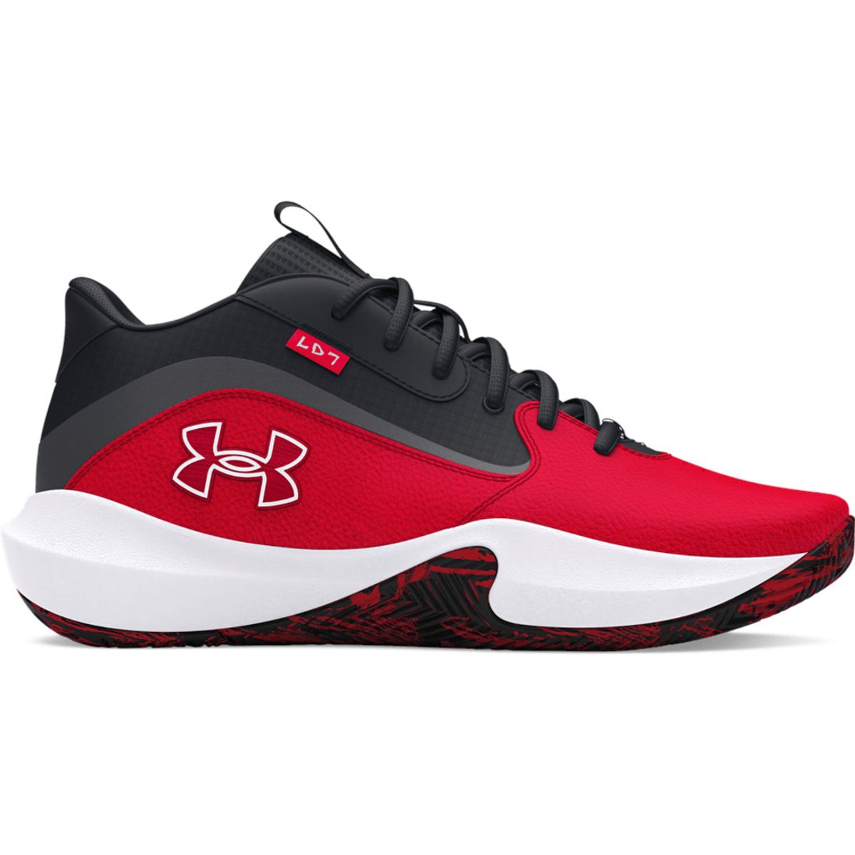 UNDER ARMOUR - Tenis Basket Hombre UNDER ARMOUR UA LOCKDOWN 7 Rojo UNDER ARMOUR