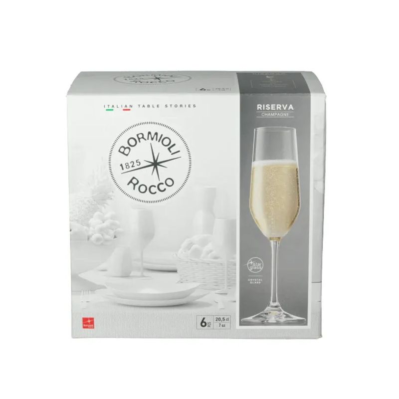 BORMIOLI ROCCO - Set x 6 copas Riserva  Champagne 200ml