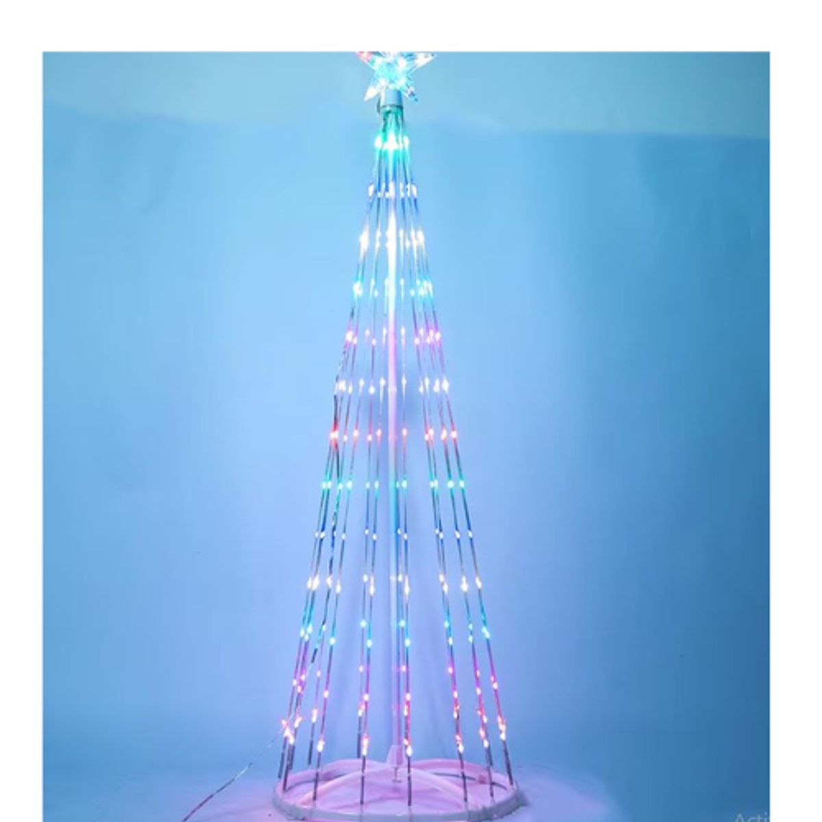 GENERICO - Árbol De Navidad 180cm Luminoso Decoración Jardín Luz Led Color