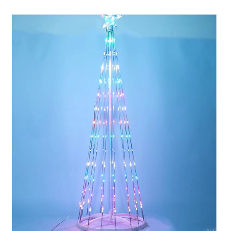 GENERICO - Árbol De Navidad 180cm Luminoso Decoración Jardín Luz Led Color