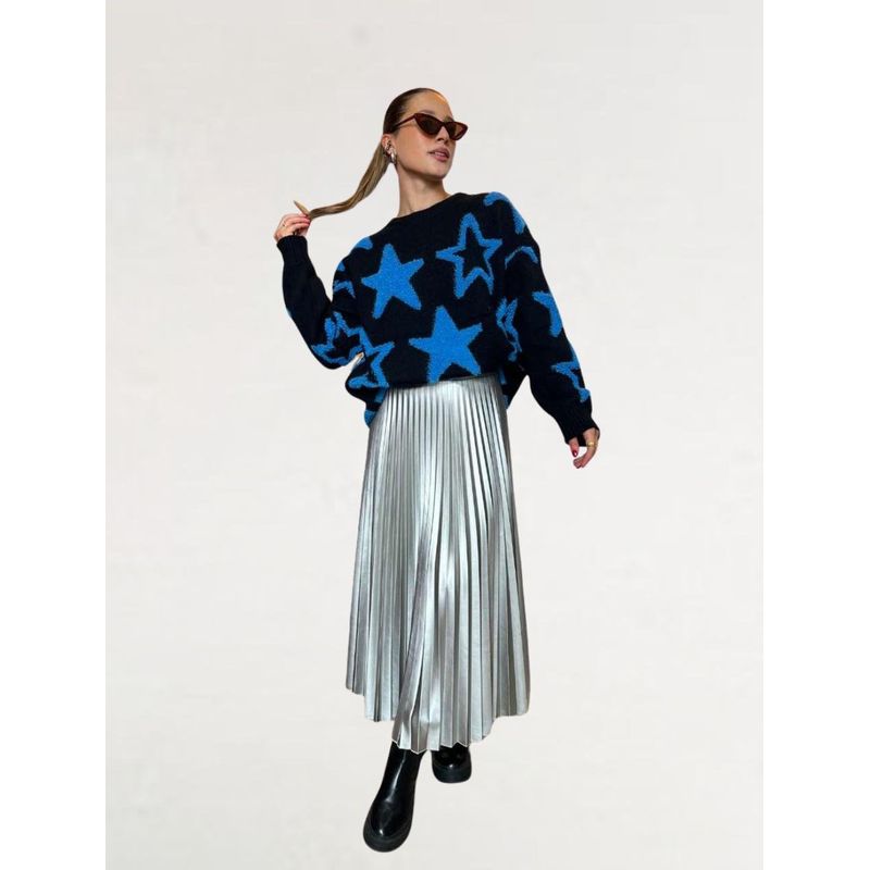 MOLGOA - Falda para Mujer Plisada - The Gatsby_.