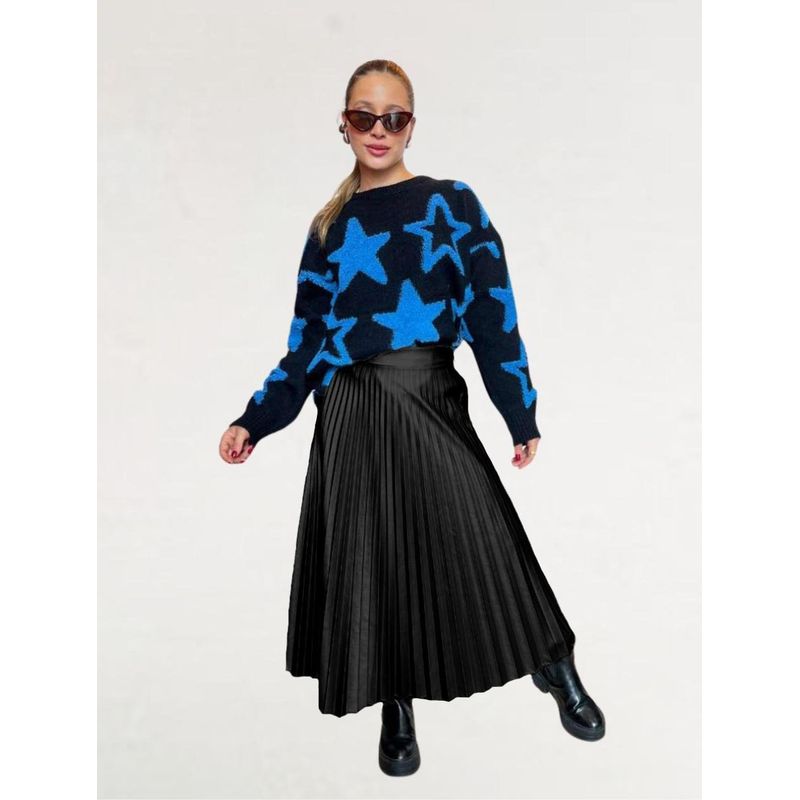 MOLGOA - Falda para Mujer Plisada - The Gatsby_.