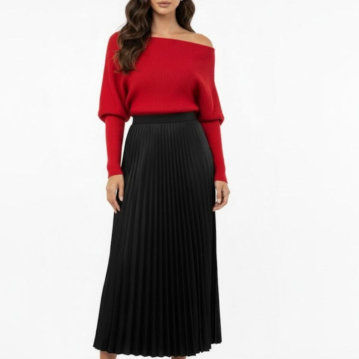 MOLGOA - Falda para Mujer Plisada - The Gatsby