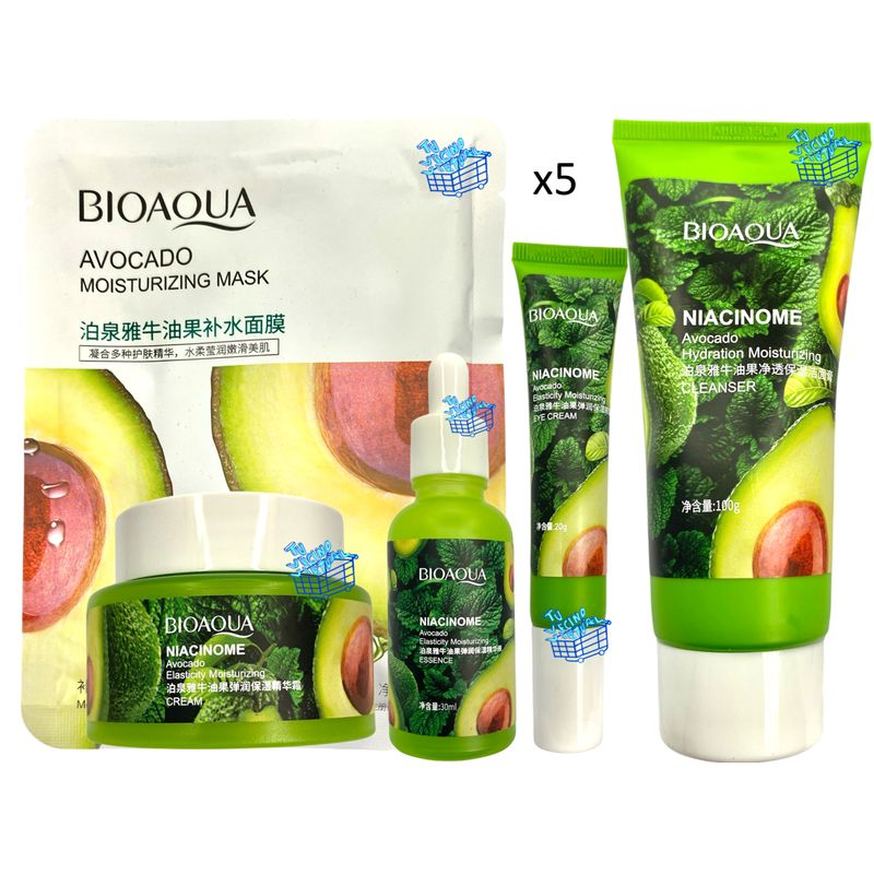 BIOAQUA - Kit Facial Aguacate Bioaqua X5
