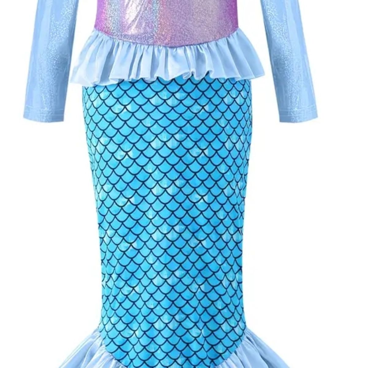 GENERICO - Disfraz sirena niña talla 8 disfraz sirenita ariel