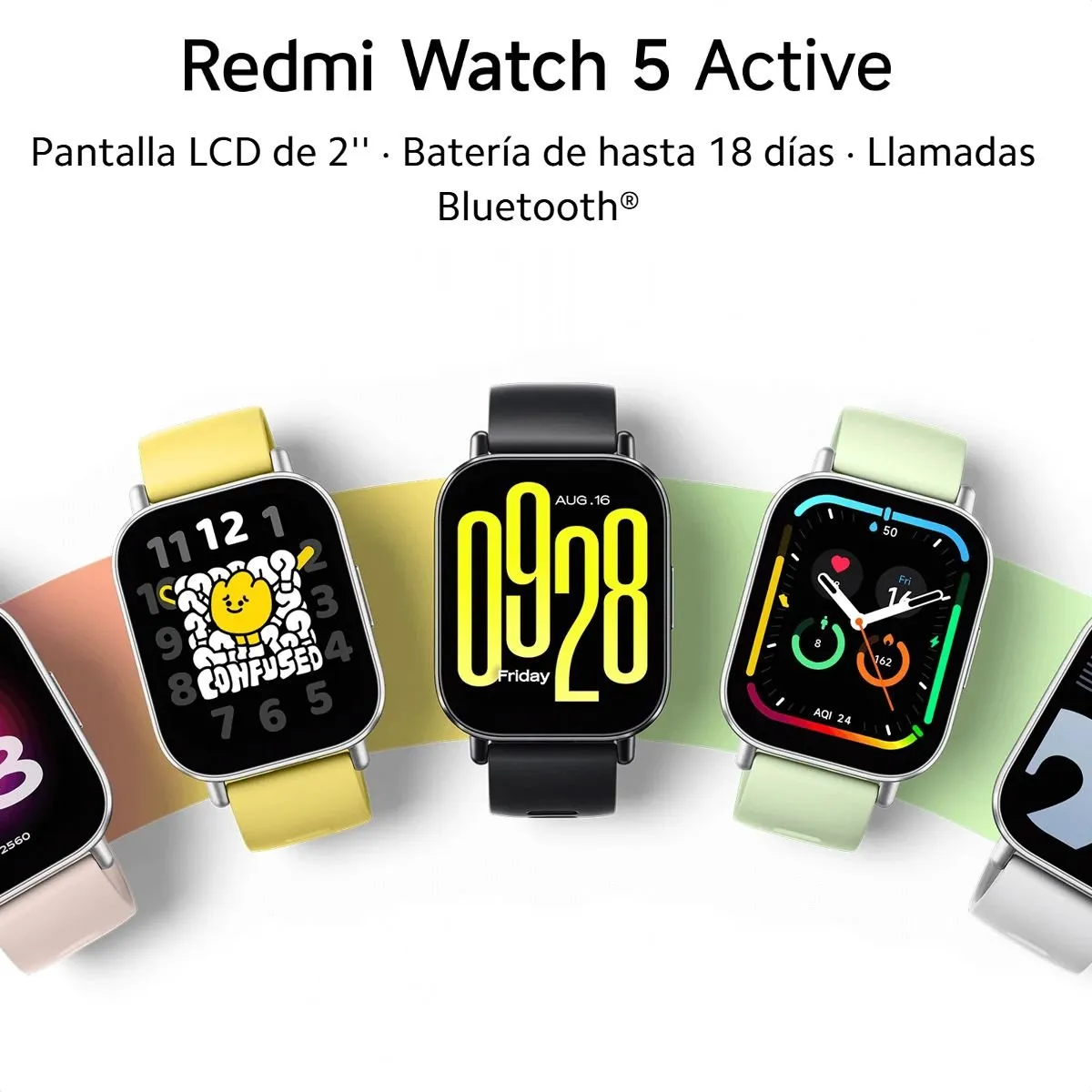 XIAOMI - Xiaomi Redmi Watch 5 Active, Smartwatch Con Llamadas BT, Slv