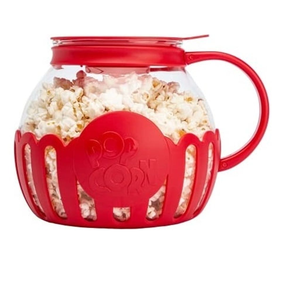 GENERICO - Recipiente Vidrio Preparación Palomitas Maíz Pira Microondas