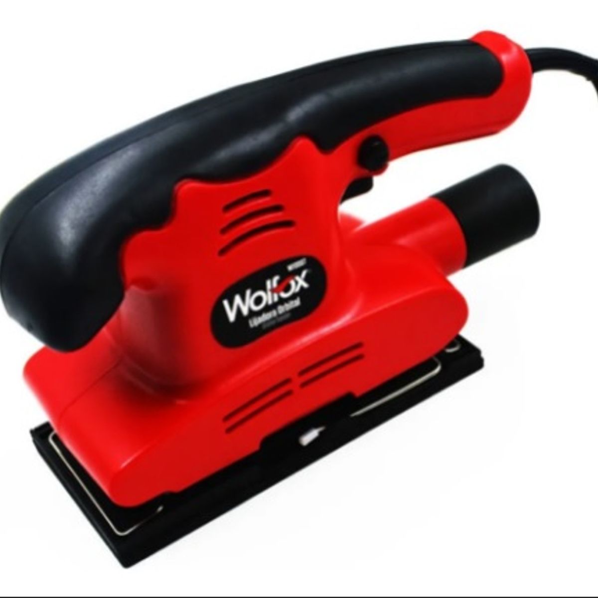 WOLFOX - Lijadora Orbital Wolfox WF9652 Roja Y Negra 60 hz 150 w 127 v