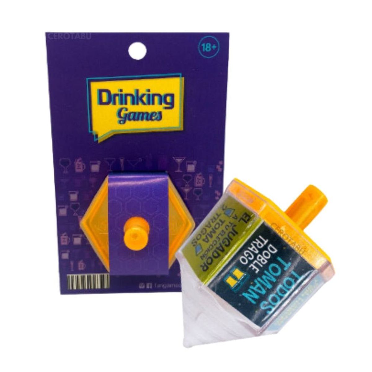 GENERICO - Juego De Mesa Pirinola Drinking Trompo Para Tomar Licor