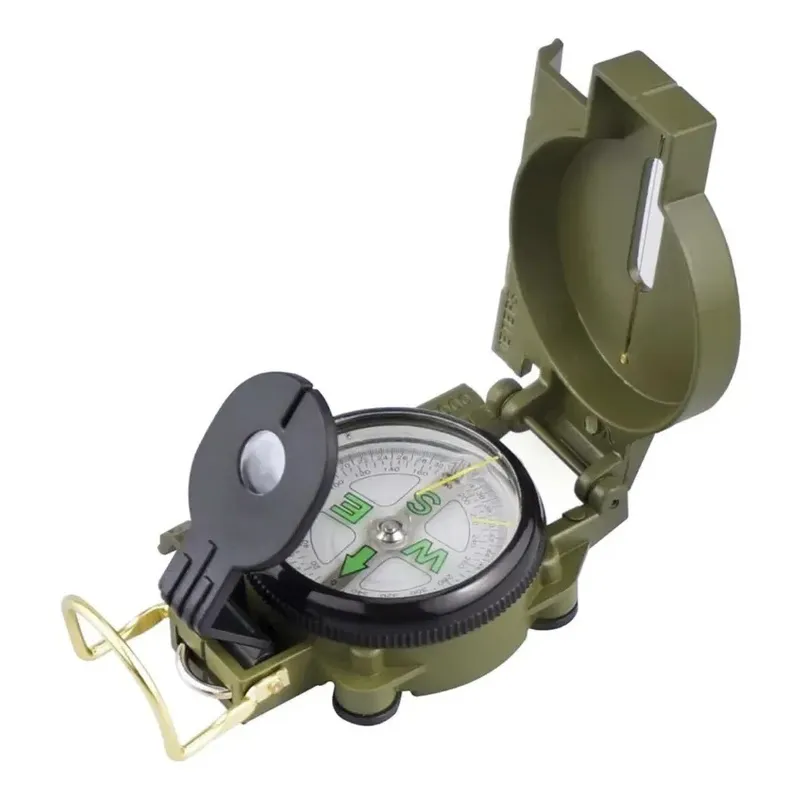 GENERICO - Brujula Militar Lensatic Engineer Dial Flotante Luminoso