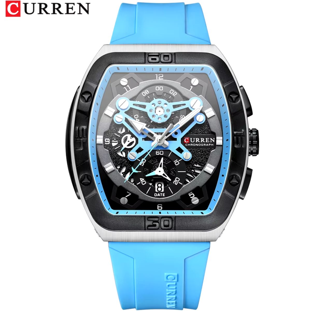 CURREN - Reloj Curren Modelo 8443 Deportivo Casual - Azul