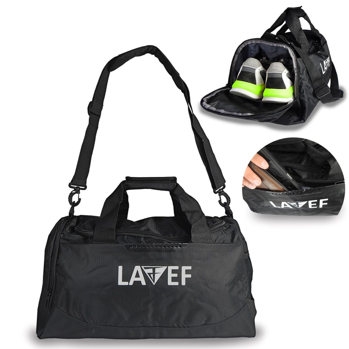 LAVEF - Maletín Deportivo Lavef Unisex Bolso Para Gimnasio Y Viajes