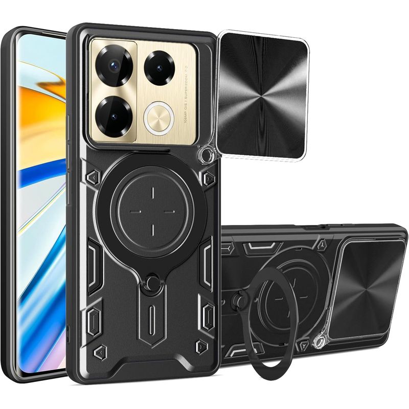 GENERICO - Estuche Armo Antigolpe Infinix note 40 pro Plus 5g Negro