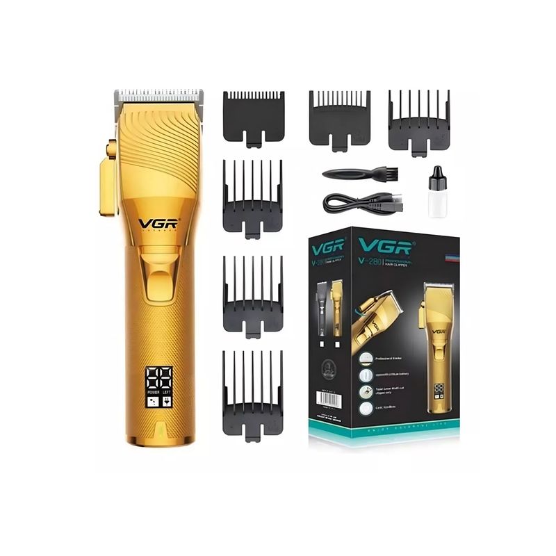 VGR - Cortadora de pelo VGR Salon Clipper V-280 dorada