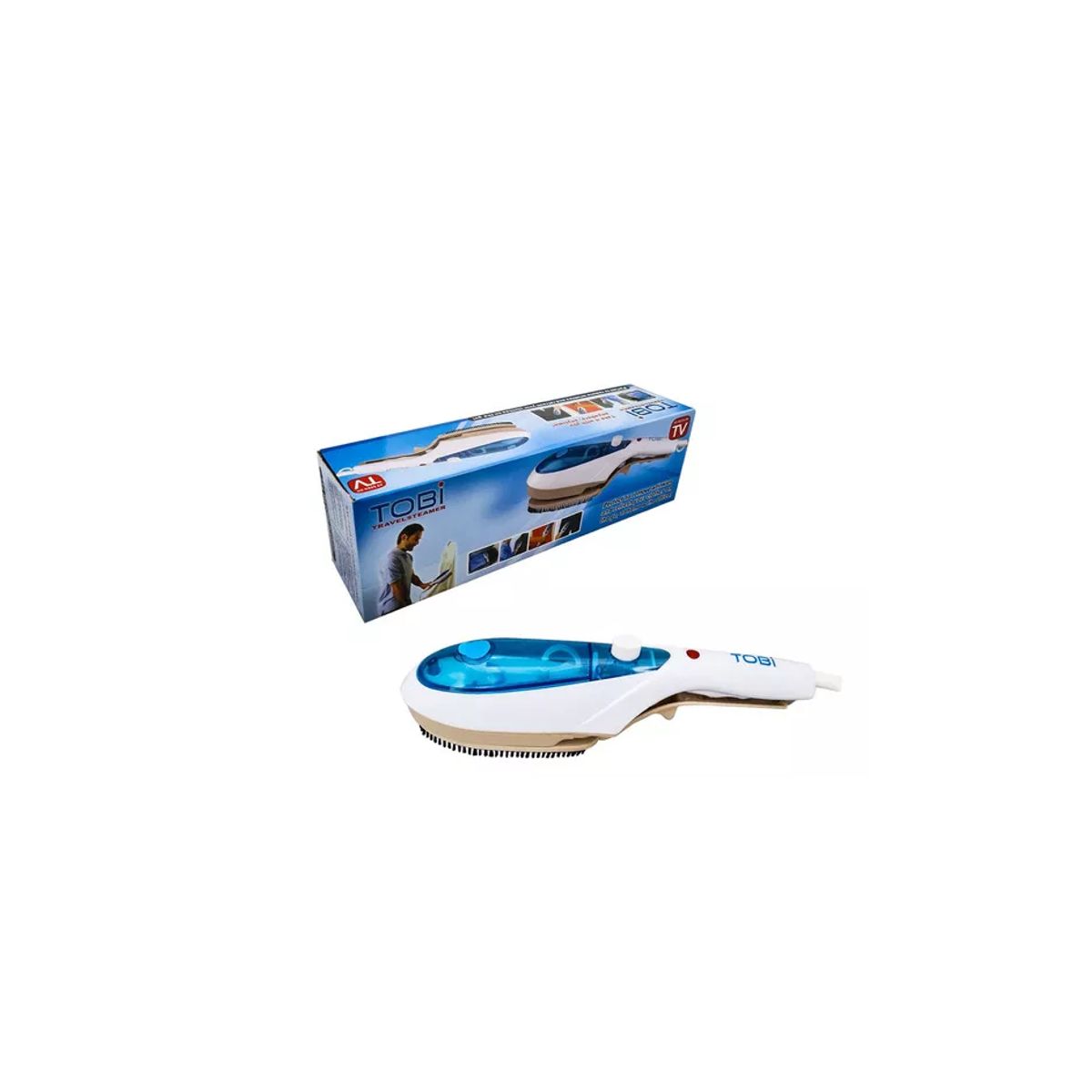 GENERICO - Plancha Portatil A Vapor Limpiador Vertical Ideal P Viaje Color Blanco 110V220V