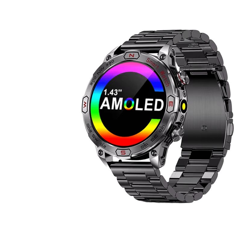 GENERICO - Reloj Smartwatch AMOLED Real para hombres + correa adicional